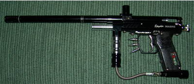 Spyder Paintball Gun