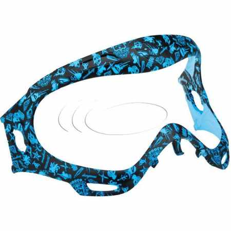 Proto Axis Pro Goggle Frame - Aqua Hollywood  