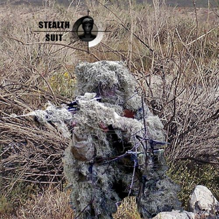 Ghillie Suit with Weapon Cover - Desert