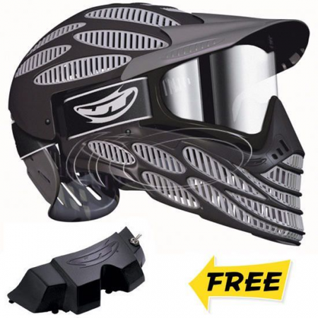 JT Flex 8 Head Guard with Vortex Fan - Grey