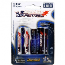 Energy Paintball AA Batteriy - 6 Pack  