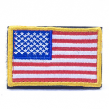US Flag Patch with Velcro Fastening - Full Color